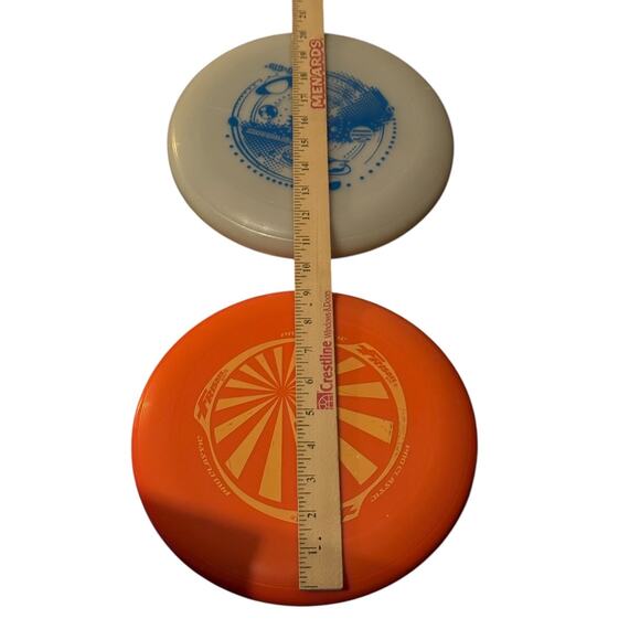 Lot 2 Vintage Frisbee Discs Pro Classic Sunburst & Dyn-O-Glo Glow in Dark Retro - Picture 7 of 9